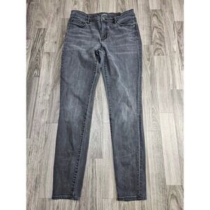 Ann Taylor LOFT Legging Jeans Women 28/6 Gray Skinny Mid Rise Stretch Denim